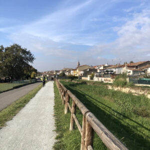 La ciclabile del Pisciatello, che collega Cesenatico alle colline