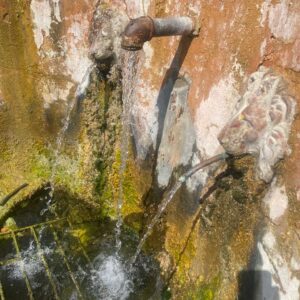 Predappio Alta, la fontana del lavatoio
